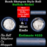 Buffalo Nickel Shotgun Roll in Old Bank Style 'Bell Telephone'  Wrapper 1918 &s Mint Ends Grades