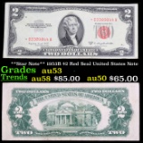 **Star Note** 1953B $2 Red Seal United States Note Grades Select AU