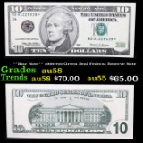 **Star Note** 1999 $10 Green Seal Federal Reserve Note Grades Choice AU/BU Slider