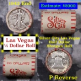 ***Auction Highlight*** Old Casino 50c Roll $10 Halves Las Vegas Casino Silver City P Franklin & 194