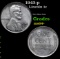 1943-p Lincoln Cent 1c Grades Choice+ Unc