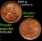 1917-p Lincoln Cent 1c Grades Select Unc RD