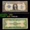 1923 $1 Large Size Blue Seal Silver Certificate, Signatures of Woods & White FR-238 Grades vf, very