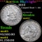 ***Auction Highlight*** 1833 Capped Bust Half Dime 1/2 10c Graded ms64+ BY SEGS (fc)