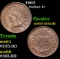 1863 Indian Cent 1c Grades Unc Details