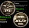 Super Bowl XLIX 24k Gold Plated Flip Coin Grades Brilliant Uncirculated