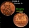 1944-d Lincoln Cent 1c Grades Choice Unc RD