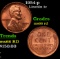 1954-p Lincoln Cent 1c Grades GEM+ Unc RD