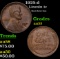 1925-d Lincoln Cent 1c Grades Select AU