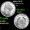 1883 N/C Liberty Nickel 5c Graded ms66 By SEGS