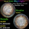 ***Auction Highlight*** 1905-s Barber Dime Rainbow Toned 10c Graded ms65+ BY SEGS (fc)