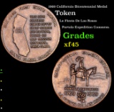 1969 California Bicentennial Medal Grades xf+