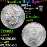 ***Auction Highlight*** 1883-s Morgan Dollar $1 Graded Select Unc BY USCG (fc)