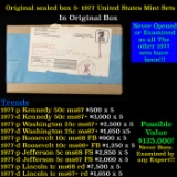 Original sealed box 5- 1977 United States Mint Sets