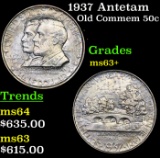 1937 Antetam Old Commem Half Dollar 50c Grades Select+ Unc