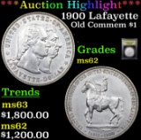 ***Auction Highlight*** 1900 Lafayette Lafayette Dollar $1 Graded Select Unc BY USCG (fc)