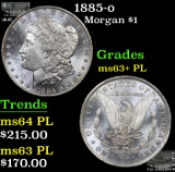 1885-o Morgan Dollar $1 Grades Select Unc+ PL