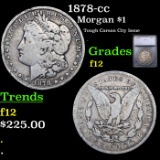 1878-cc Morgan Dollar $1 Graded f12 By SEGS