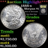 ***Auction Highlight*** 1888-s Morgan Dollar $1 Graded Choice+ Unc By USCG (fc)