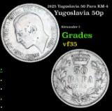 1925 Yugoslavia 50 Para KM-4 Grades vf++