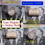 ***Auction Highlight*** Old Casino 50c Roll $10 Halves Las Vegas Casino Golden Nugget d Barber & 194