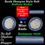 Buffalo Nickel Shotgun Roll in Old Bank Style 'Bell Telephone'  Wrapper 1920 & s Mint Ends