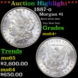 ***Auction Highlight*** 1887-o Morgan Dollar $1 Graded ms64+ By SEGS (fc)