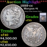 ***Auction Highlight*** 1889-cc Morgan Dollar $1 Graded vf35 By SEGS (fc)