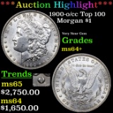 ***Auction Highlight*** 1900-o/cc Top 100 Morgan Dollar $1 Graded ms64+ BY SEGS (fc)