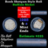 Buffalo Nickel Shotgun Roll in Old Bank Style 'Bell Telephone'  Wrapper 1923 & s Mint Ends