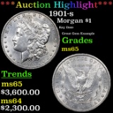 ***Auction Highlight*** 1901-s Morgan Dollar $1 Graded ms65 BY SEGS (fc)