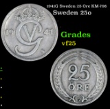 1941G Sweden 25 Ore KM-798 Grades vf+