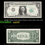 1963B $1 'Barr Note' Federal Reserve Note (New York, NY) Grades Select AU
