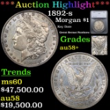 ***Auction Highlight*** 1892-s Morgan Dollar $1 Graded au58+ By SEGS (fc)
