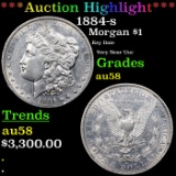 ***Auction Highlight*** 1884-s Morgan Dollar $1 Graded au58 BY SEGS (fc)