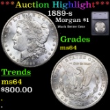 ***Auction Highlight*** 1889-s Morgan Dollar $1 Graded ms64 BY SEGS (fc)
