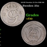 1921W Sweden 25 Ore KM-798 Grades vf++