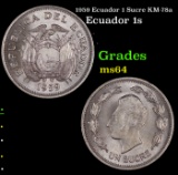 1959 Ecuador 1 Sucre KM-78a Grades Choice Unc