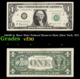 1963B $1 'Barr Note' Federal Reserve Note (New York, NY) Grades vf++