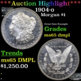 ***Auction Highlight*** 1904-o Morgan Dollar $1 Graded GEM Unc DMPL By USCG (fc)