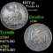1877-p Trade Dollar $1 Grades xf