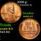 1939-p Lincoln Cent 1c Grades GEM+ Unc RD