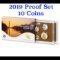 2019 Mint Proof Set In Original Case! 10 Coins Inside!