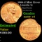 1964-d Lincoln Cent Mint Error 1c Grades Choice+ Unc RD