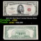 1953 $5 Red Seal United States Note Grades vf+