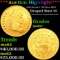 ***Auction Highlight*** 1806 Draped Bust Gold Half Eagle $5 Round 6, 7X6 Stars BD-6 Graded ms62+ BY