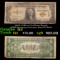 1935A $1 Silver Certificate Hawaii WWII Emergency Currency Rare PC Block Grades f, fine