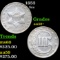 1853 Three Cent Silver 3cs Grades Choice AU/BU Slider+