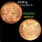 1948-p Lincoln Cent 1c Grades GEM+ Unc RB