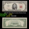 1963 $5 Red Seal United States Note Grades xf+